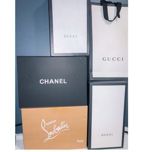 Shoe boxes & bags